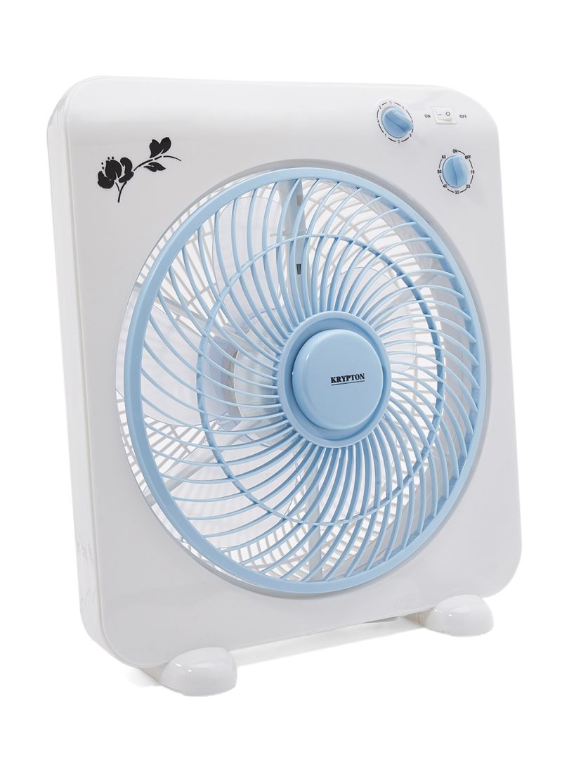 45W 12-Inch Box Fan KNF6115 White / Blue